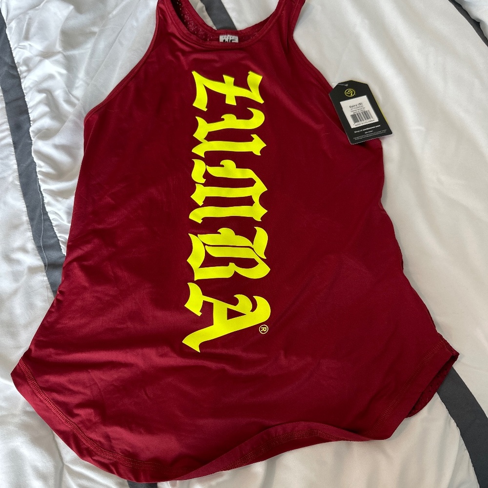 Zumba Wear High Neck Tank Size S NWT
